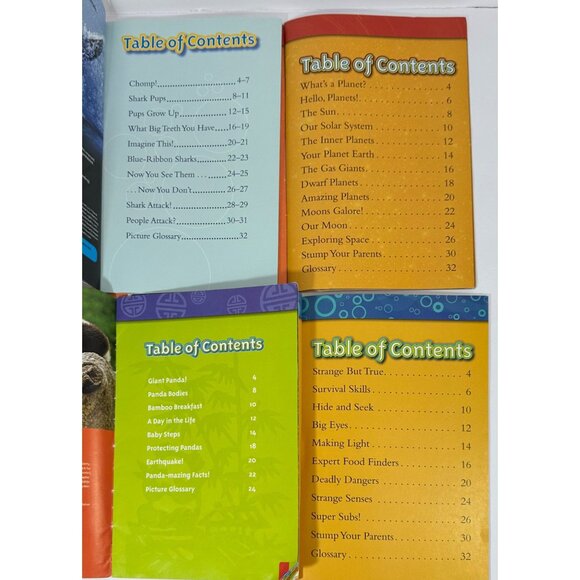 National Geographic Kids Scholastic Books Level 1 & 2 Set Of 8 - Spiders Planets - Picture 5 of 8